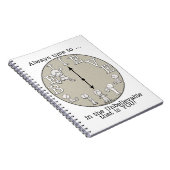 Zeit, den kleinen Jungen und die Uhr zu glauben Notizblock (Rechte Seite)