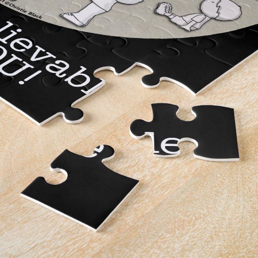 Zeit, den kleinen Jungen und die Uhr zu glauben Puzzle (Seite)