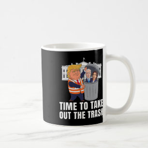 Zeit, den Müll rauszubringen, lustiger Trump  Kaffeetasse