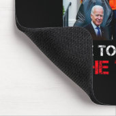 Zeit, den Müllmann von Trump zu entfernen Mousepad (Ecke)