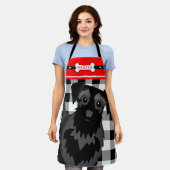 Zeit, den Schnauzer Füttern Schürze (Getragen)