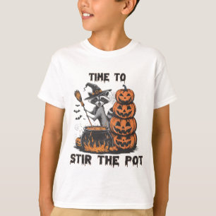 Zeit, den Topf umzurühren – Lustiger Halloween-Was T-Shirt