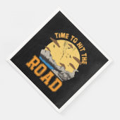 Zeit, den Weg zu beschreiten Serviette (Ecke)