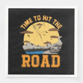 Zeit, den Weg zu beschreiten Serviette (Vorderseite)