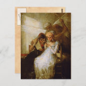 Zeit der alten Frauen Francisco José de Goya Postkarte (Vorne/Hinten)