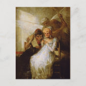 Zeit der alten Frauen Francisco José de Goya Postkarte (Vorderseite)