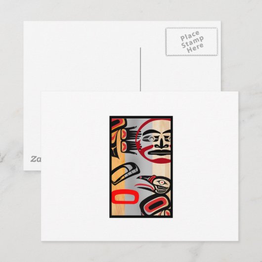 ZEIT DER ERSTELLUNG POSTKARTE (Vorne/Hinten)