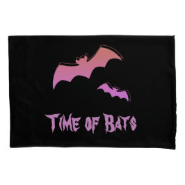 Zeit der Fledermäuse - Rosa und Lila Abstrakter Po Kissenbezug