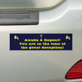 Zeit der großen Täuschung! Autoaufkleber (Auf Auto)