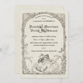 Zeit der Hochzeit Einladung (Vorne/Hinten)