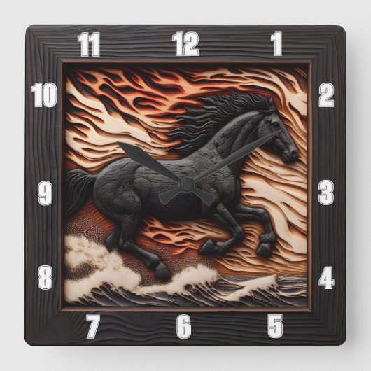 Zeit der Ocean Gallop: Uhr der Pferdewellen (Vorderseite)