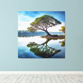 Zeit der Reflektionen Leinwanddruck (Insitu (Holzboden))