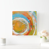 Zeit der Revolution Quadratische Wanduhr (Zuhause)