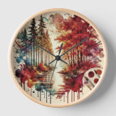 Zeit der Saison-Uhr Uhr (Vorderseite)