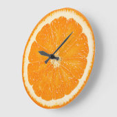 Zeit des orange Eifers Große Wanduhr (Winkel)