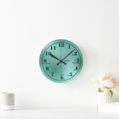 Zeit des Uhrenlernens Runde Wanduhr (Zuhause)