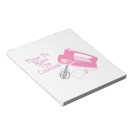 Zeit, die Cookies zu machen! Notizblock (angewinkelt)