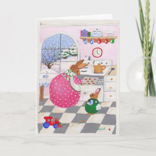 Zeit, die Kekse zu backen Feiertagskarte