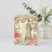 Zeit, die mit Ihnen verbracht wird Postkarte (Stehend Vorderseite)