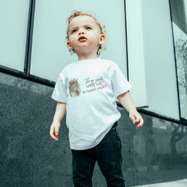 Zeit, die mit Katzen verbracht wird, Niedliches Ca Baby T-shirt