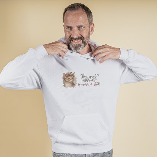 Zeit, die mit Katzen verbracht wird, Niedliches Ca Hoodie