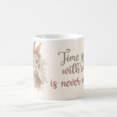 Zeit, die mit Katzen verbracht wird, Niedliches Ca Kaffeetasse (Mittel)