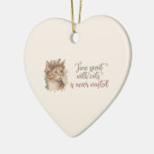 Zeit, die mit Katzen verbracht wird, Niedliches Ca Keramik Ornament (Links)