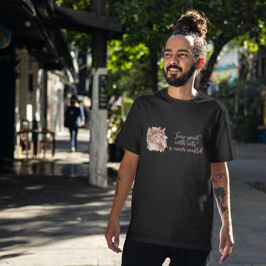 Zeit, die mit Katzen verbracht wird, Niedliches Ca T-Shirt