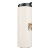 Zeit, die mit Katzen verbracht wird, Niedliches Ca Thermosbecher (Nach links gedreht)