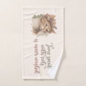 Zeit, die mit Katzen verbracht wird, verschwendet  Badhandtuch Set (Handtuch)