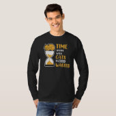 Zeit, die mit Katzen verbraucht wird, wird nie ver T-Shirt (Vorne ganz)