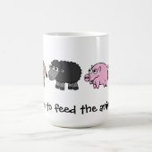 Zeit, die Tiere füttern! Virtuelle Bauer Kaffeetasse (Mittel)