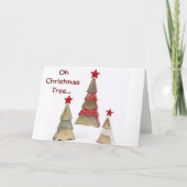 ZEIT, EIN CAROL ZU SEIN, ODER ZWEI.. NUR WEIHNACHT KARTE (Vorderseite)