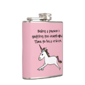 Zeit, ein Einhorn (Flasche) zu sein Flachmann (Rechts)