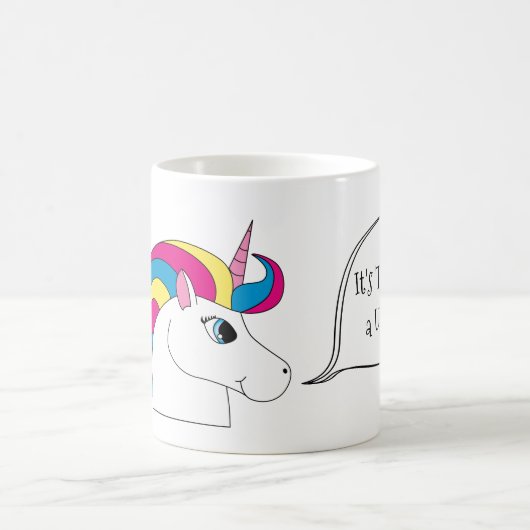 Zeit, eine Unicorn-Klassiker-Tasse zu sein Kaffeetasse (Mittel)