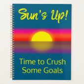 Zeit, einige Ziele zu durchbrechen | Sunrise Planer (Vorderseite)