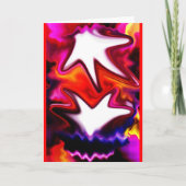 Zeit erreichen feiertagskarte (Vorderseite)