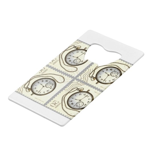 Zeit, es zu öffnen! geldbeutel flaschenöffner (Rückseite Schrägansicht)