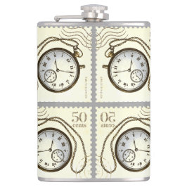 ZEIT, etwas zu trinken Flachmann