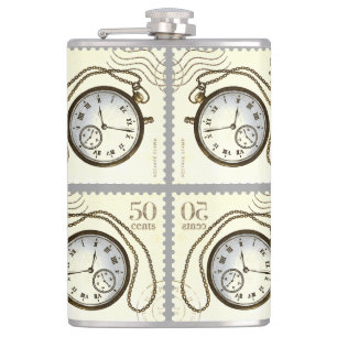 ZEIT, etwas zu trinken Flachmann