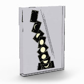 Zeit fällt durch ein Loch Fotoblock (Links)