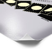 Zeit fällt durch ein Loch Fotodruck (Ecke)