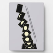 Zeit fällt durch ein Loch Fotoplatte (Vorderseite)