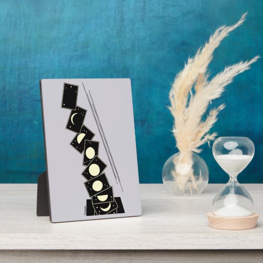 Zeit fällt durch ein Loch Fotoplatte (Seite)