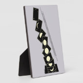 Zeit fällt durch ein Loch Fotoplatte (Seite)