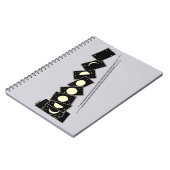 Zeit fällt durch ein Loch Notizblock (Linke Seite)