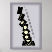 Zeit fällt durch ein Loch Poster (Vorne)