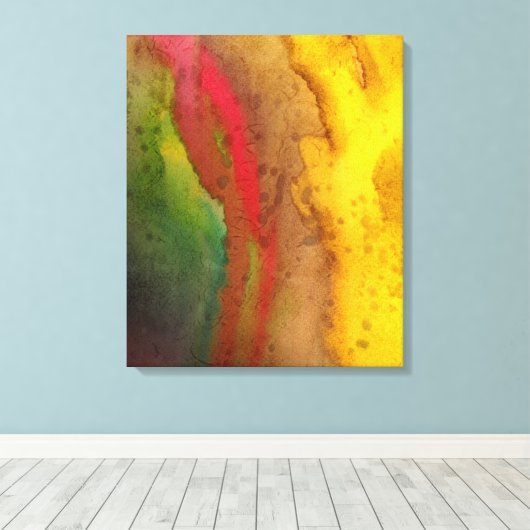 "Zeit" Fine Art Canvas Print Leinwanddruck (Insitu (Holzboden))