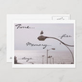 Zeit... Fliegen. Speicher... bleibe. Postkarte (Vorne/Hinten)