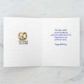 Zeit fliegt 60. Geburtstags-große Karte (Innenseite)